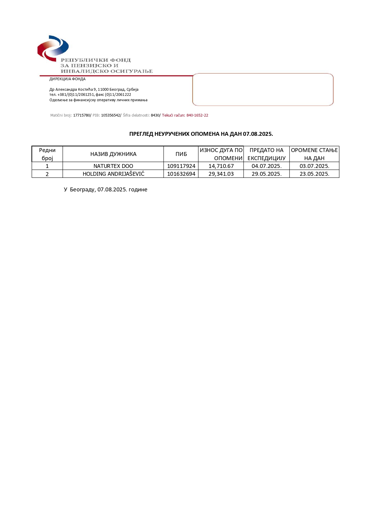 Opomene-07082025